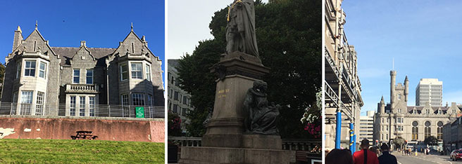 Northeast student visiting Scotland.